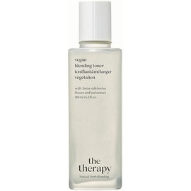 THE FACE SHOP The Therapy Vegan Blending Toner | Organic Vegan Soothing Face Toner | Elasticity Improvement & Deeply Hydrating | Eco-Friendly,6.09 fl. Oz,K-Beauty