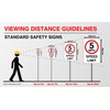 Safety First Display LTD 10mph private road- 3mm Aluminum Dibond