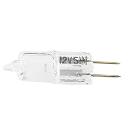 Higuchi JC 5009 - 5 Watt Bi-Pin Halogen Light Bulb, G4 Base, 12 Volts