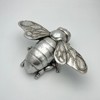 Langs Silver Bee Hanging Or Free Standing Ornament Antique Silver