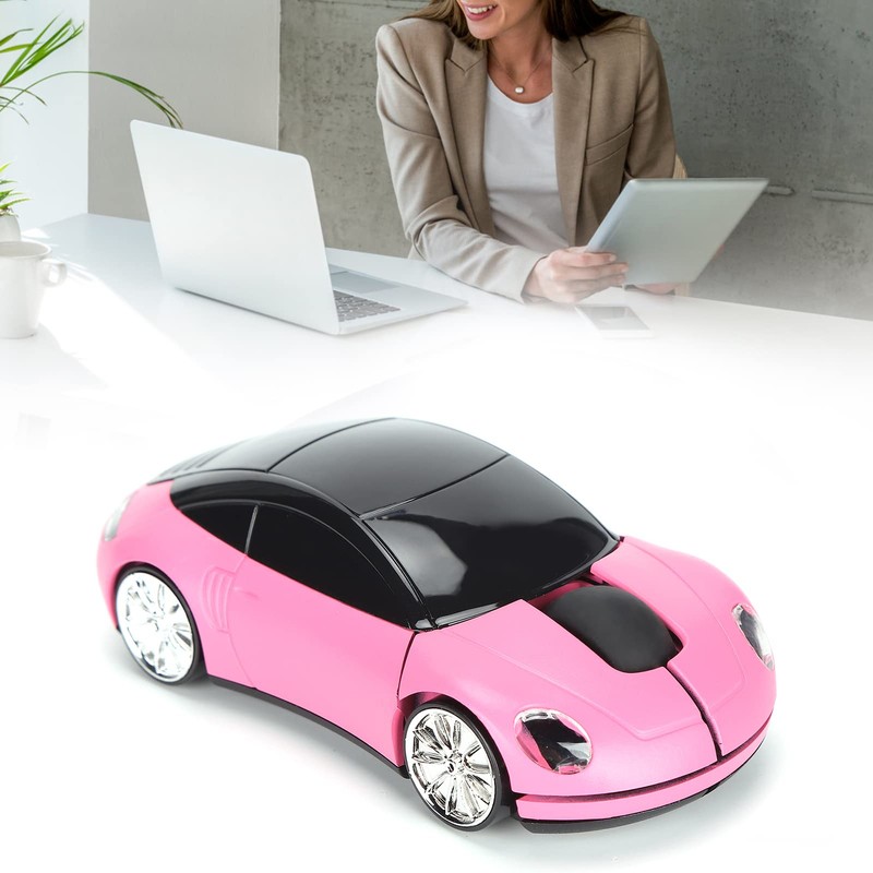 2.4GHz Wireless Mouse, Sport Car Shape Optical Cordless Mice with