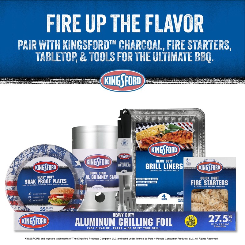 Kingsford Tabletop Charcoal Grill, Portable, Compact Grilling and BBQ, 17"
