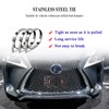 FBJTDQ License Plate Bracket - Black Universal Front Bumper Plastic