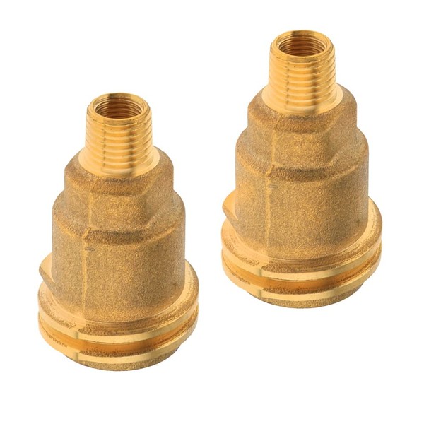 Chironal 2Pcs Brass 5042 Male QCC1 Acme Nut Propane Gas