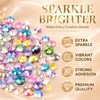 40 Colors Bedazzling Kit, 45000Pcs 3mm Bedazzler Gems Jelly Rhinestones