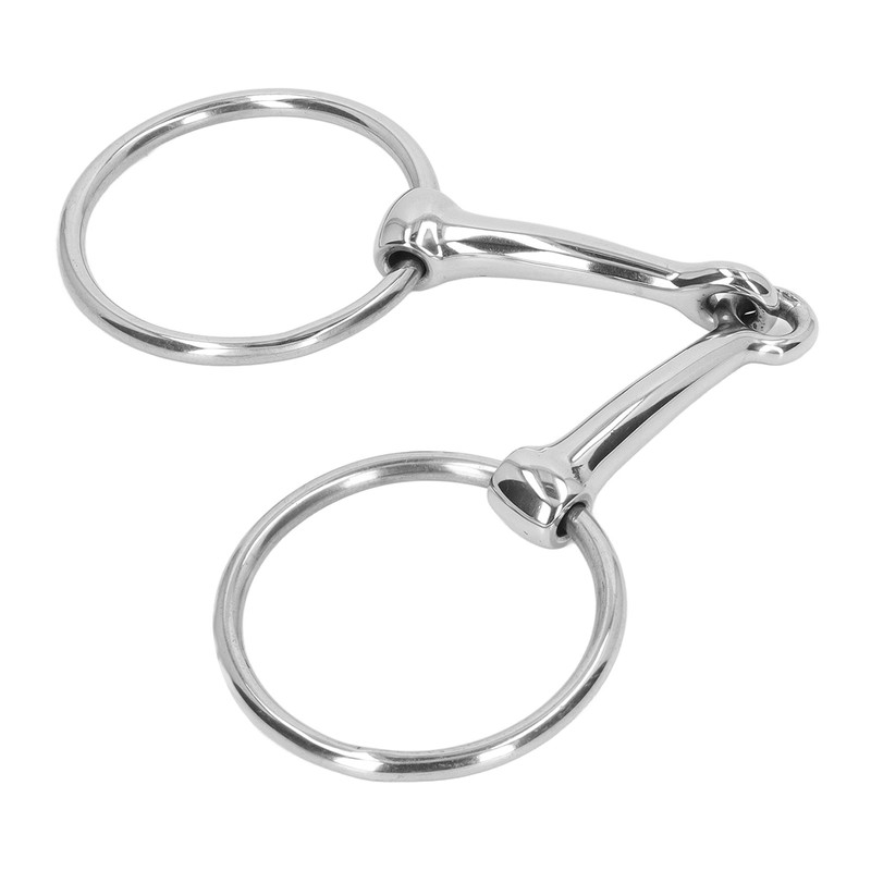 Horse Mouth Bit Stainless Steel Loose Ring Horse Snaffle Bit