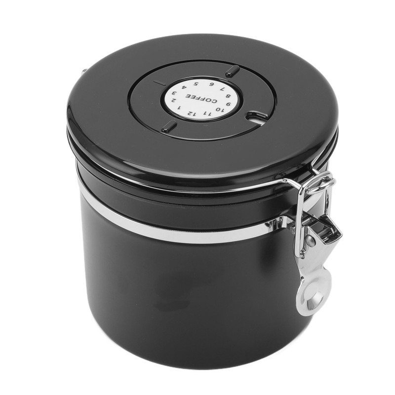 Coffee Bean Storage Stainless Steel Airtight Container Coffee with 30ml