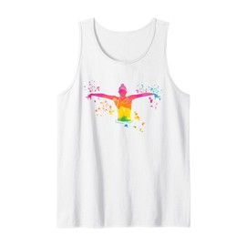 Synchronized Swimming Colorsplash Team Artistic Swim Tank Top