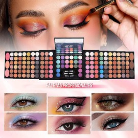 Set de Maquillaje Todo en Uno, 148 Colores Paleta de Maquillaje, Kit Todo en Uno para Principiantes y Regalos (Adolescentes, Mujeres)
