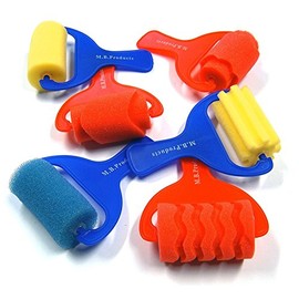 Major Brushes Sponge Paint Rollers - Set of 6