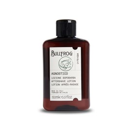 Bullfrog - Agnostico Dopobarba: Dopobarba Rinfrescante e Lenitivo con 92% Ingredienti Naturali, Fragranza Legnosa e Aromatica, Azione Tonificante e Comfort Prolungato, 150 ml