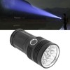 Strong Light Flashlight 10000LM 300‑500 Meters LED 4 Modes Rechargeable