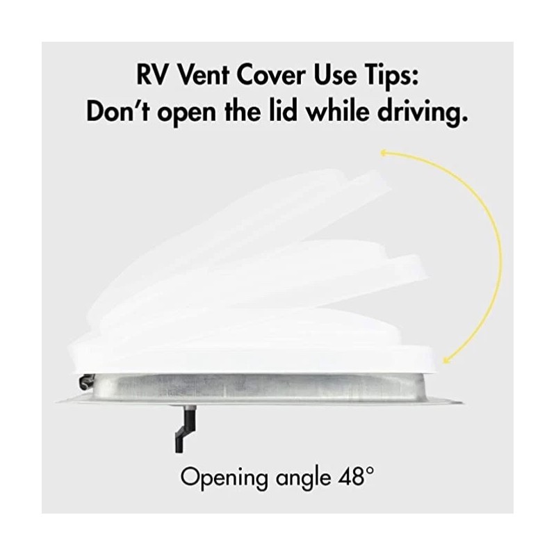 ONLTCO 2 Pack RV Vent Covers Camper Roof Replacement Trailer