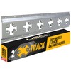 US Cargo Control X Track Rail, 2 FT Galvanized X-Track