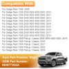 Senzeal Passenger Side Lower Mirror Glass Replacement for Dodge Ram