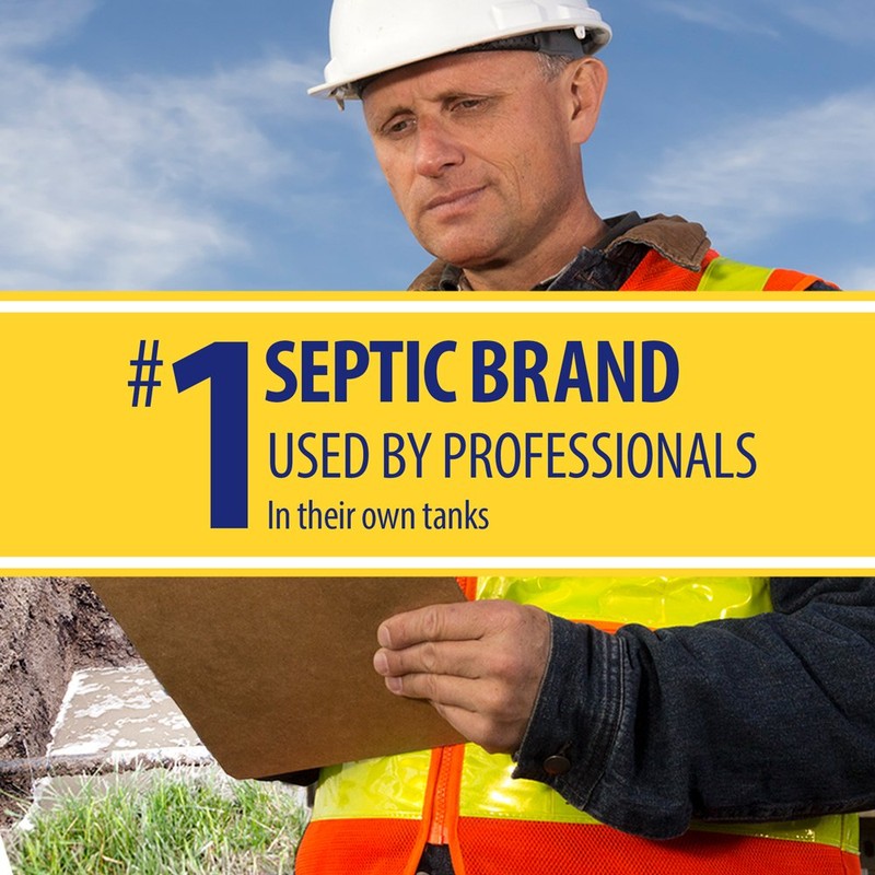 Rid-X Septic Tank System Treatment Powder, 19.6 Ounce