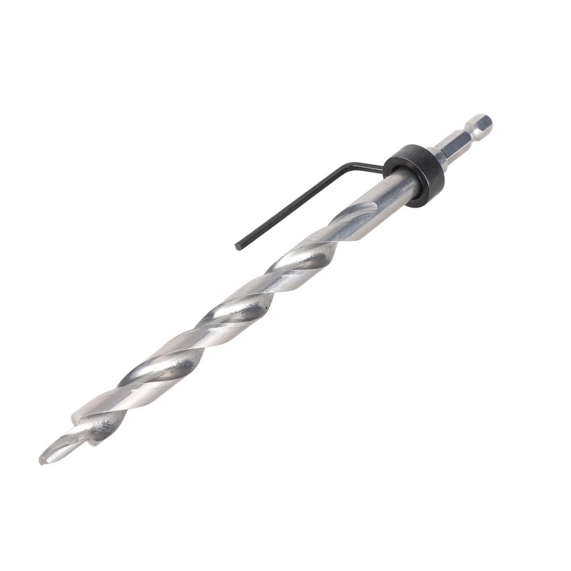 3/8" Step Drill Bit Hex Shank With Adjustable Depth Stop