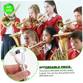 Kisangel Practical Horn Mouthpiece for Beginners Professionals Durable Brass Practice Tool for Elegant Sound Accessory for Music Students and Players
