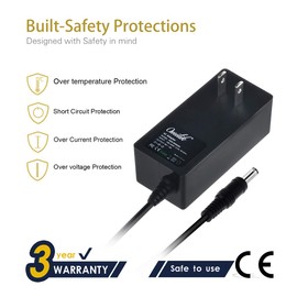 Omilik 9V AC to DC Adapter Compatible with ProForm Upright Bikes and Hybrid Trainer Elliptials NordicTrack GX 2.5 GX 2.7 GX 4.5 GX 4.7 E 5.9 Power Supply Cord- (Note: 9V NOT 6V)-6 Feet Long