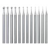12Pcs Round Shape Burr Set - 3/32Inch Shank Jewelry Making