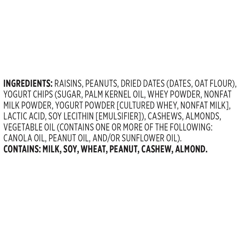 Snak Club Yogurt Nut Trail Mix, 6.75 Ounce Resealable Bag