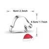WDYJMALL Christmas Hat Santa Claus Cap Shape Cookie Cutter for