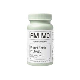 Amy Myers MD Primal Earth Probiotic - Digestive & Immune Support Supplement - Soil-Based Probiotic - Gluten-Free & Non-Dairy - Paleo-Friendly Adult Health Supplement - 30 Capsules