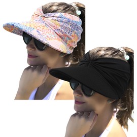 Women Sport Sun Visor Hats,Empty Top Baseball Sun Cap,Womens Sunhats with uv Protection,Sun Hats for Young Girls Women Beach