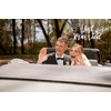 Just Married Car Decal - Beautiful & Luxurious Cursive Font