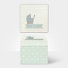 East of India Blue Baby Boy Wood Memory Keepsake Trinket