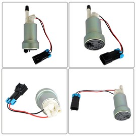 waltyotur Universal 525LPH High Performance Fuel Pump with Install Kit Replacement for E85 F90000285 400-0085