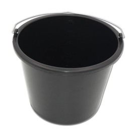 DEWEPRO® Construction Bucket - 5 Litre Plastic Bucket - Extra Sturdy 5L Cleaning Bucket with Handle and Scale