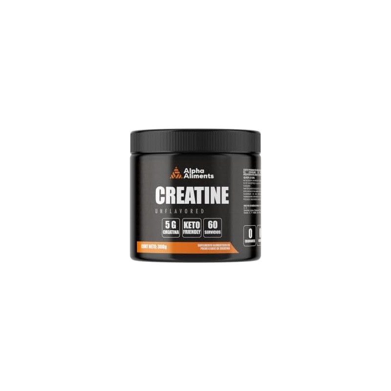 Creatina Monohidratada Micronizada en polvo sin sabor 300G Alta Pureza