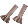 Cogit Anti-Cold Arm Cover, Ribbed Material, Glamorous Layered Style, Flare