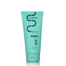 CurlMix Moisturizer for Curly Hair - Travel Size Sample 3.4 oz - Anti-Frizz Reduces Flyaways - Hydrating Mongongo Butter - Ultra Hold - Fragrance-Free