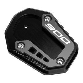 MotHeart Aluminium Side Stand Base for F900R 2020-2025 F900XR 2020-2025 Motorcycle Stability Pad Side Stand Foot Plate Kick Stand Reinforcement Accessories (Grey)