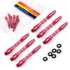CUESOUL Set of 2 (6pcs) 2BA Medium Aluminum Dart Shaft