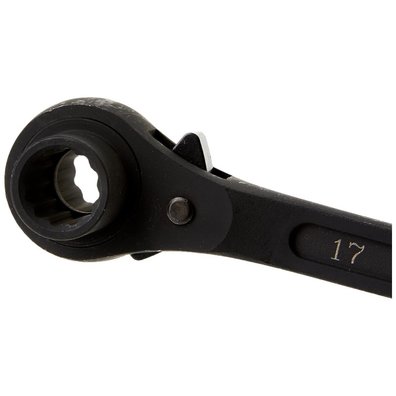 Laser 0180 0180 Ratchet Wrench with Tapered Handle 17mm 19mm