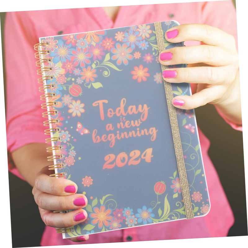 TEHAUX 2024-2026 Teacher Planner Academic Year Notebook Planner Book Binder