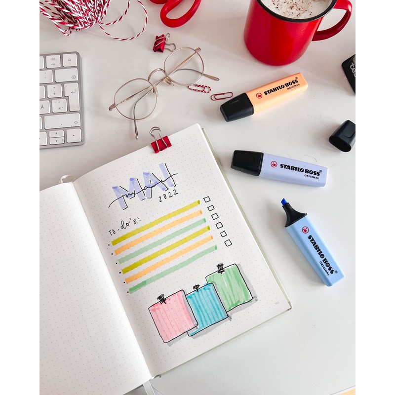 STABILO Highlighter BOSS ORIGINAL Pastel - Pack of 10 -