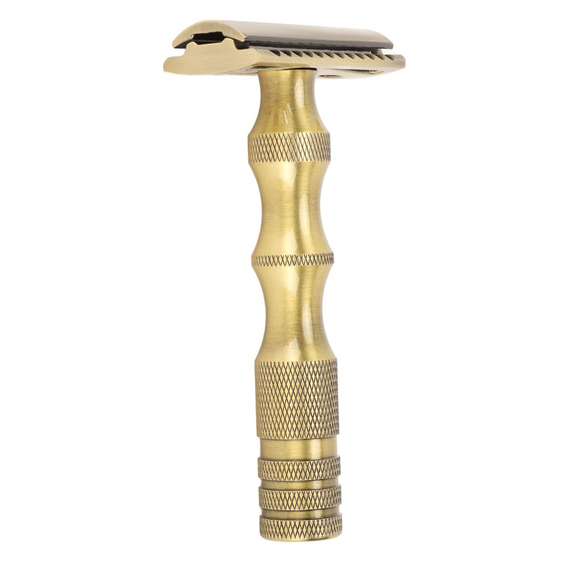 Manual Beard Trimmer Double Edge Replaceable Blades Prevent Slip Safe