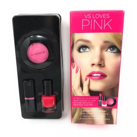 Victoria's Secret VS Loves Coral VS Loves Pink You Pick Makeup Set Kit Pink Red - VS Loves Pink