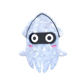 Funny Giant Squid Hair Clips,Novelty Acetate Hair Clip,Small Squid Claw Clips for Women