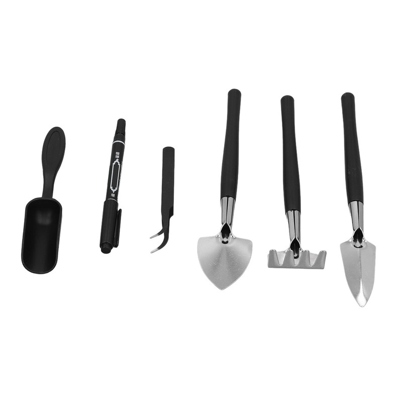 18pcs Succulent Plant Tools Set with Tea Spoon Curved Tweezer