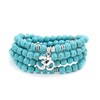 108 Mantra Mala Beads Bracelet Japa Mala Necklace with Om