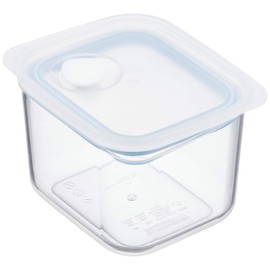 Pearl Metal HB-2630 Easy Clean Deep Sealed Storage Container, S, Blue, Made in Japan
