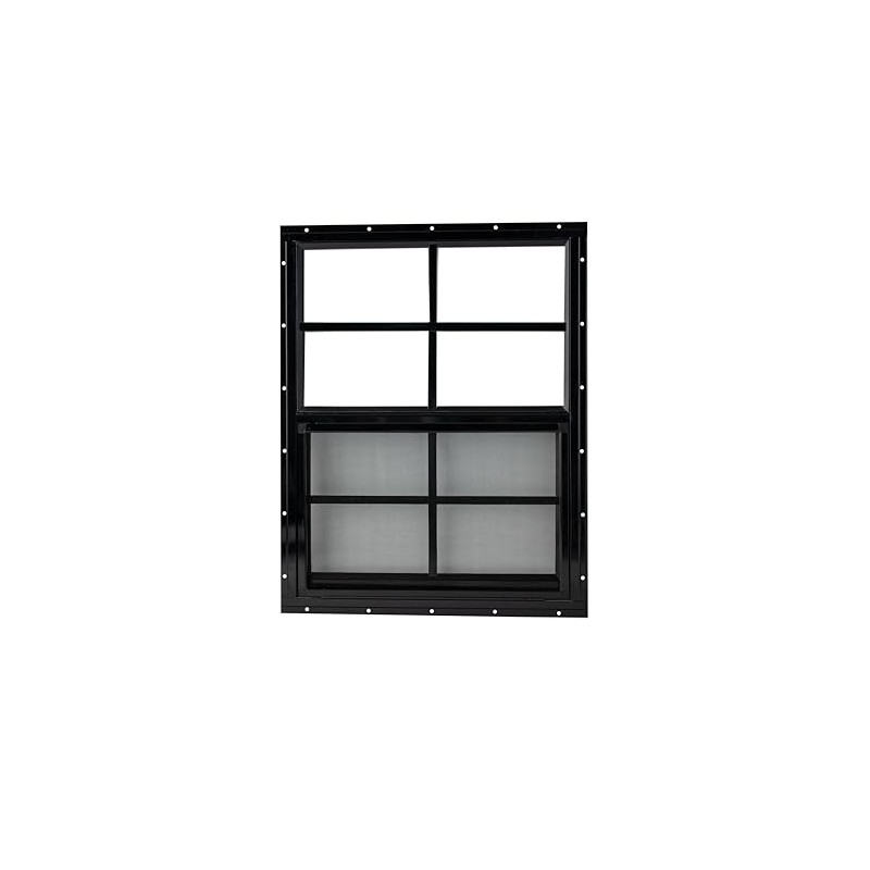 Shed Window 24x27 Flush - Vertical Slider with Bug Screen