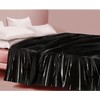 PVC Waterproof Mattress Bed Cover Thickened Mattress Protective Cover Bedspread,Black,1.3M*2.2M