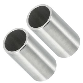 Unifizz M10 Stainless Steel Spacers, 2Pcs Round Metal Spacer Tubes 10.2mm ID x 12mm OD x 20mm Length Unthreaded Stainless Steel Standoff for M10 Screw Bolt Assemblies
