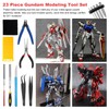 Coptiner 23PCS Gundam Model Tools Kit, Craft Set Model, Hobby